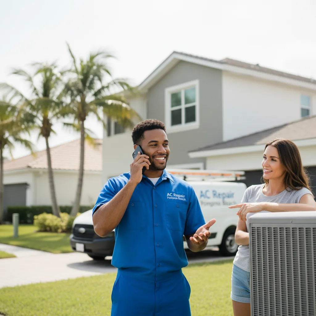 AC Repair Pompano Beach customer support in West Sayville